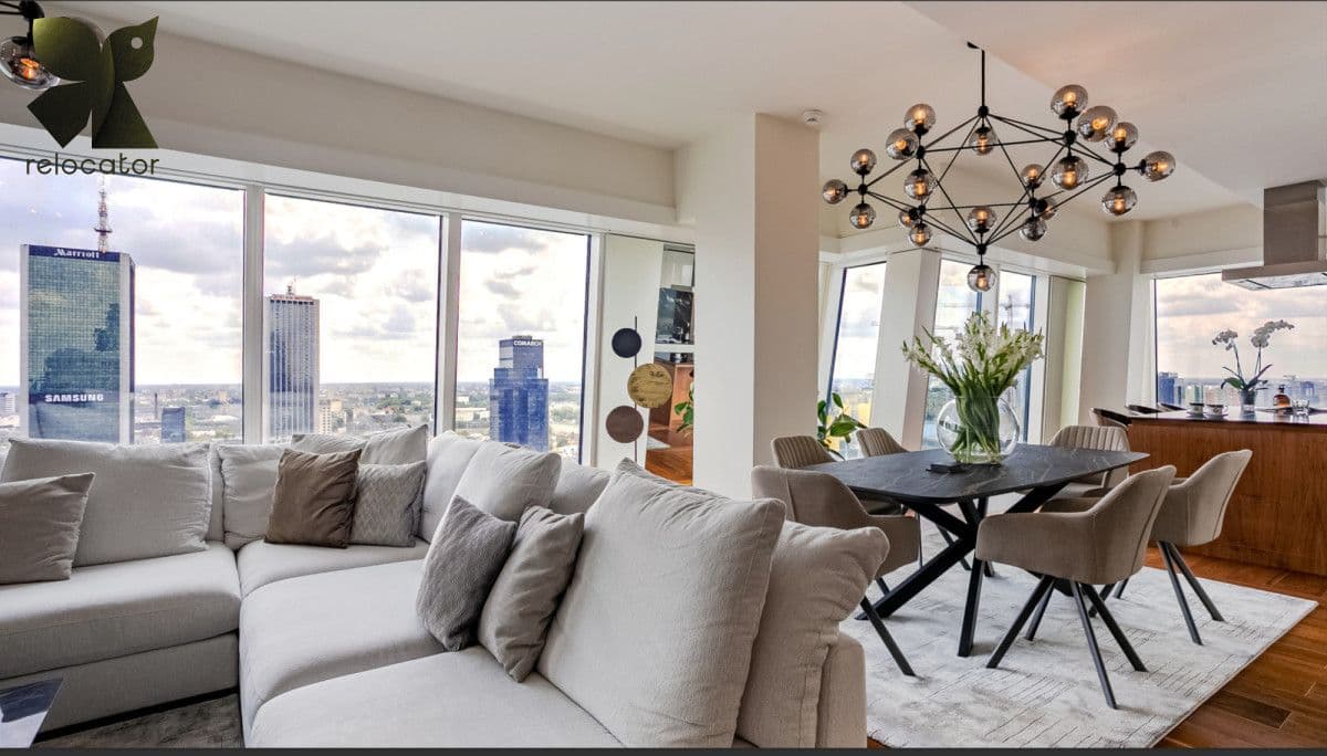 APARTAMENT Z PANORAMICZNYM WIDOKIEM NA WARSZAWĘ